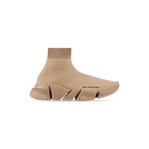 WOMEN'S SPEED 2.0 RECYCLED KNIT SNEAKER IN BEIGE Balenciaga